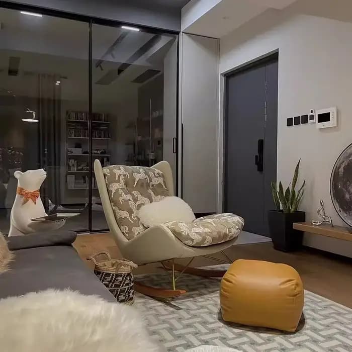 Événements Balcon chaises salon luxe moderne inclinable