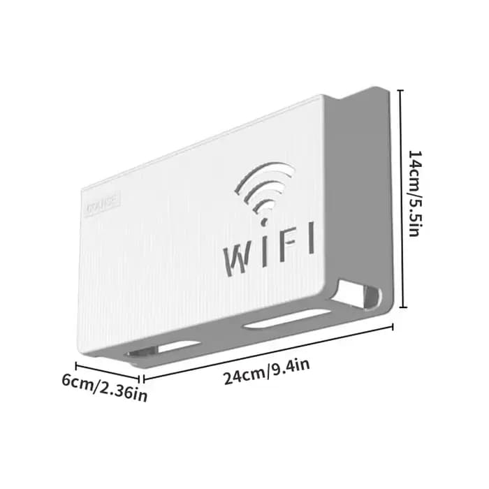 Boîte de rangement pour routeur domestique, WIFI sans fil, décodeur TV, support de rangement mural, pour salon, rangement de tri de chambre à coucher