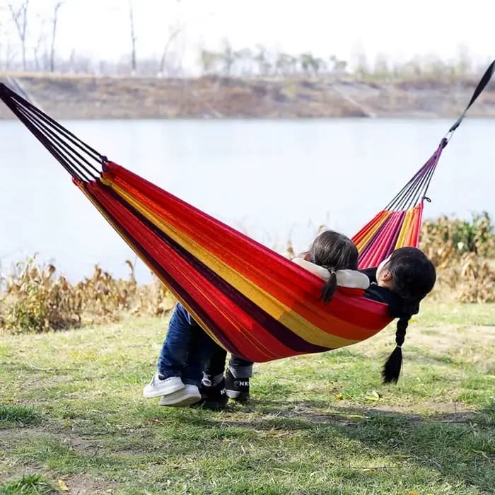 Hamac simple en toile pour extérieur