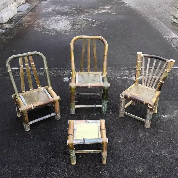 Meubles tissés en bambou chinois