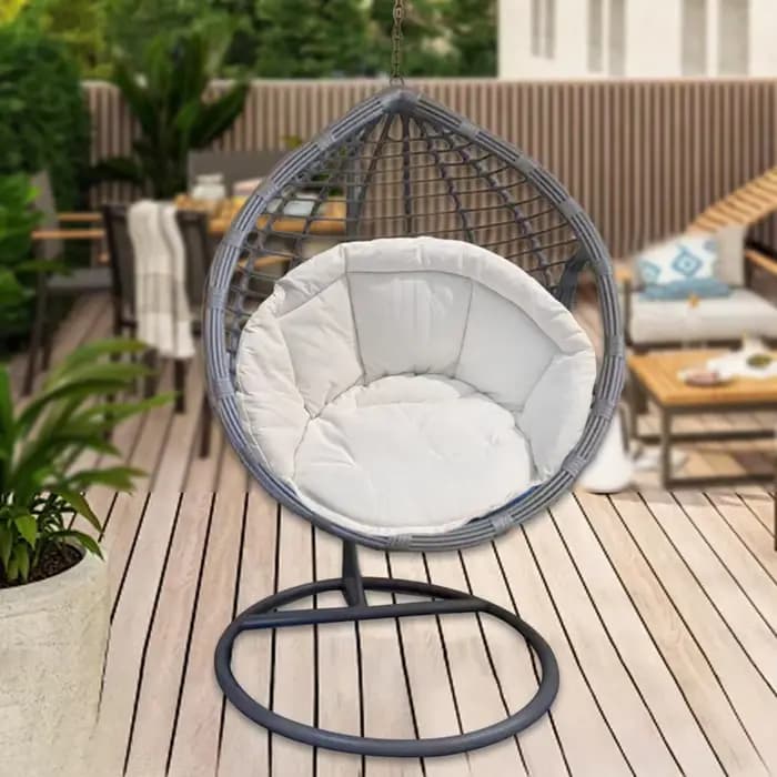Coussin de chaise suspendue en osier
