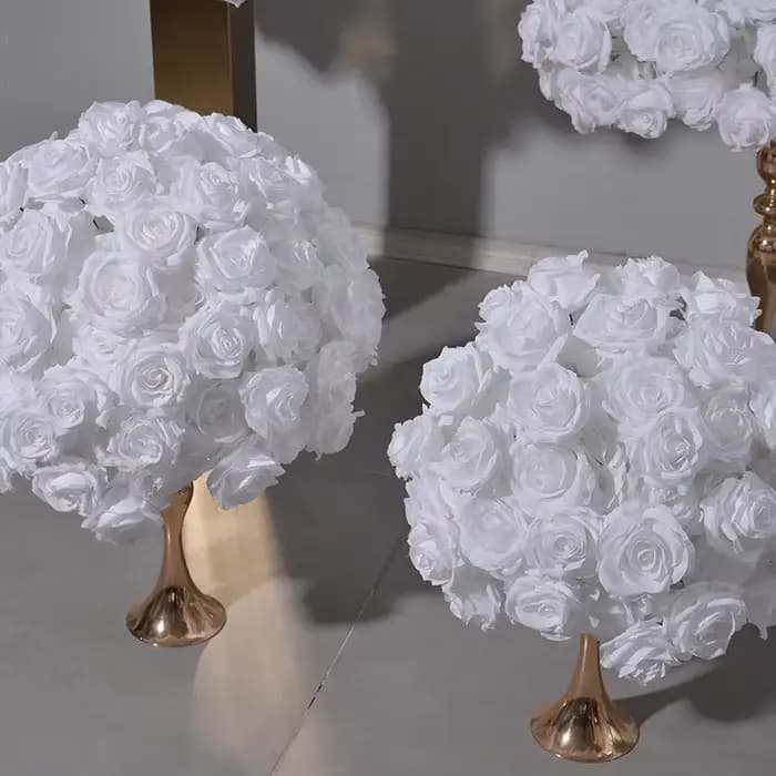Boule de fleurs artificielles, plante de Simulation, fausse scène en T, salon, hôtel, décoration de mariage, ameublement de fête à domicile