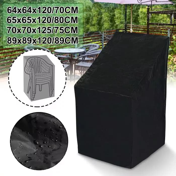 Housse de protection pour chaise de jardin d'extérieur