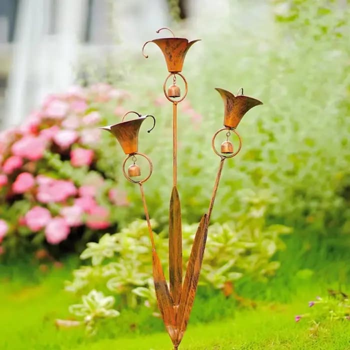 Piquets de jardin décoratifs en forme de cloche