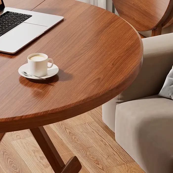 Table ronde pliable