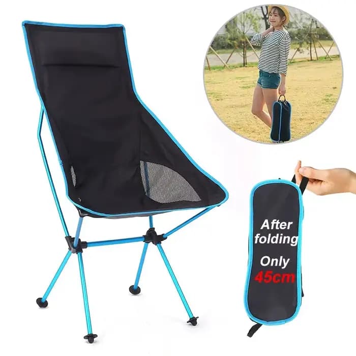 Chaise de lune légère pêche
