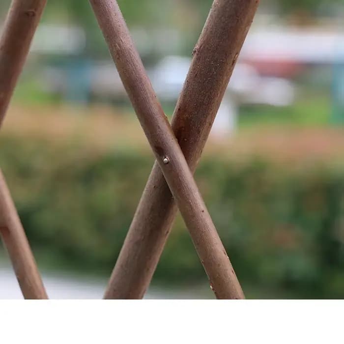 Clôture de jardin en bois, 40cm, extensible, pour plantes grimpantes