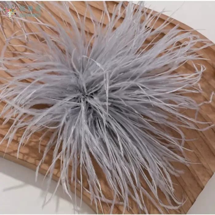 Coiffe de danse de salon, fleur en plumes d'autruche, épingle à cheveux, accessoires de coiffure pour danse latine moderne, fleur de tête, bijoux de cheveux de mariée