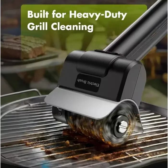 Brosse électrique portative rechargeable pour nettoyer les grilles de barbecue