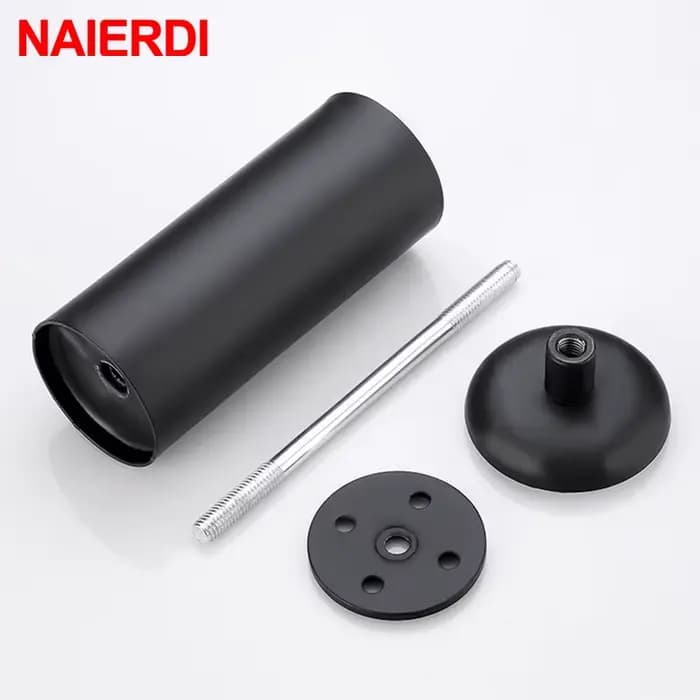 NAIERDI 1 PC meubles pieds d'armoire réglables 6 CM-30 CM pieds de meubles en acier inoxydable Table