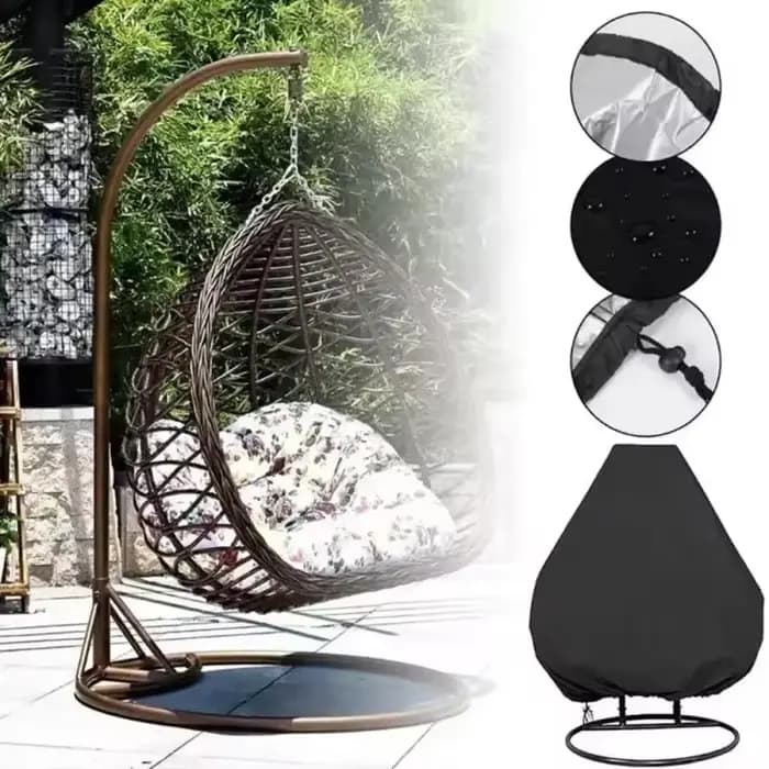 Housse de protection imperméable robuste pour fauteuil suspendu de patio