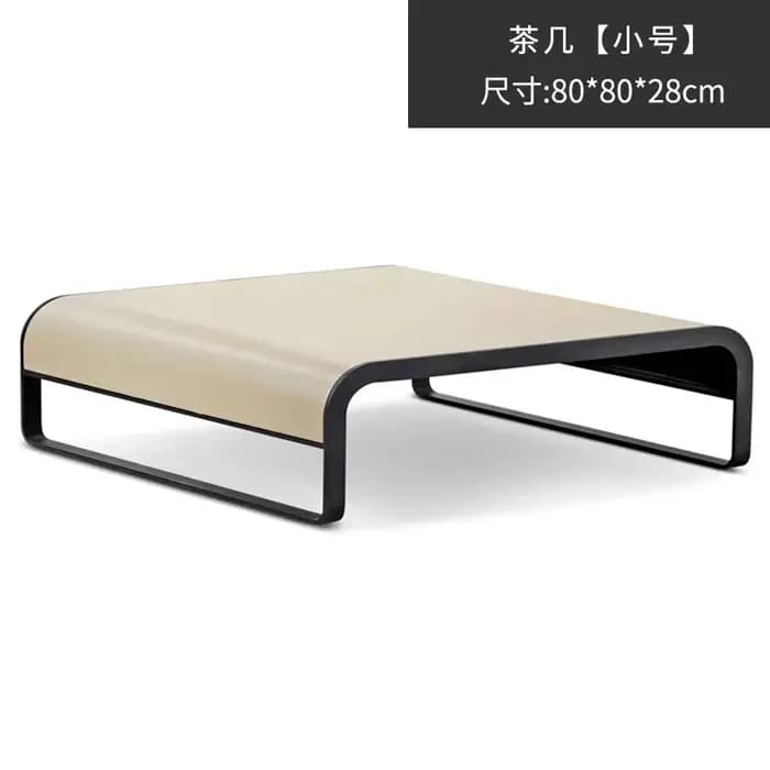 Ensemble de tables d'appoint de salon de style italien de luxe en acier carbone