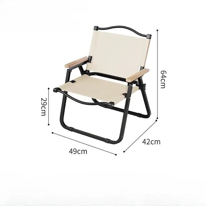 Chaise pliante portable pour l'extérieur
