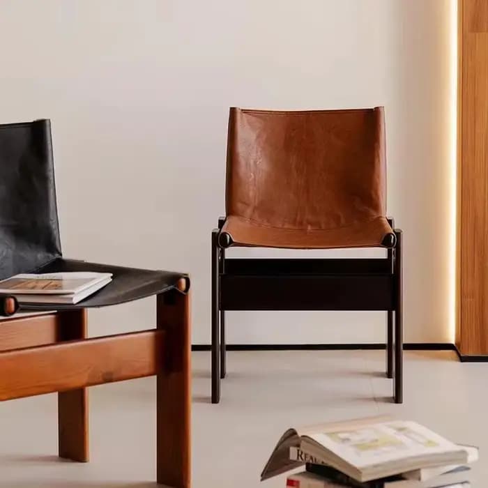Chaise de salle à manger confortable nordique ergonomique jardin moderne