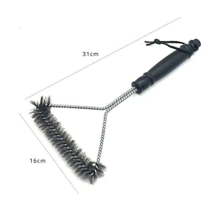 Brosse à Barbecue en Acier Inoxydable, Poils Antiadhésifs, Outil de Nettoyage