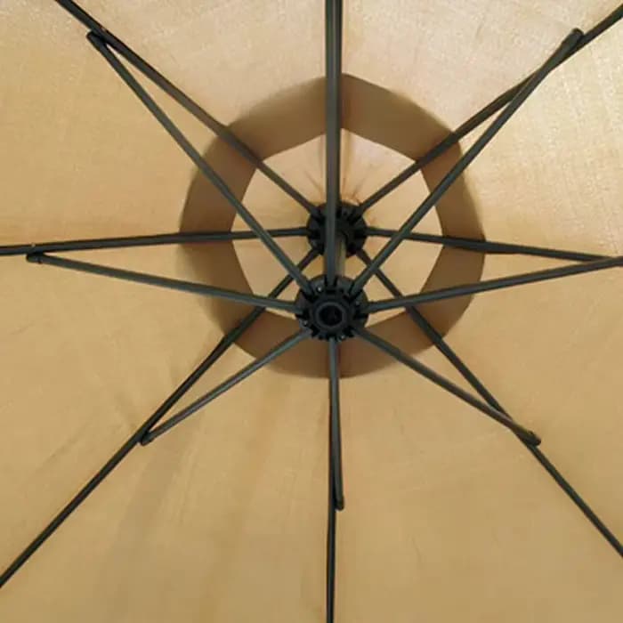 Tissu de rechange pour parasol de jardin extérieur