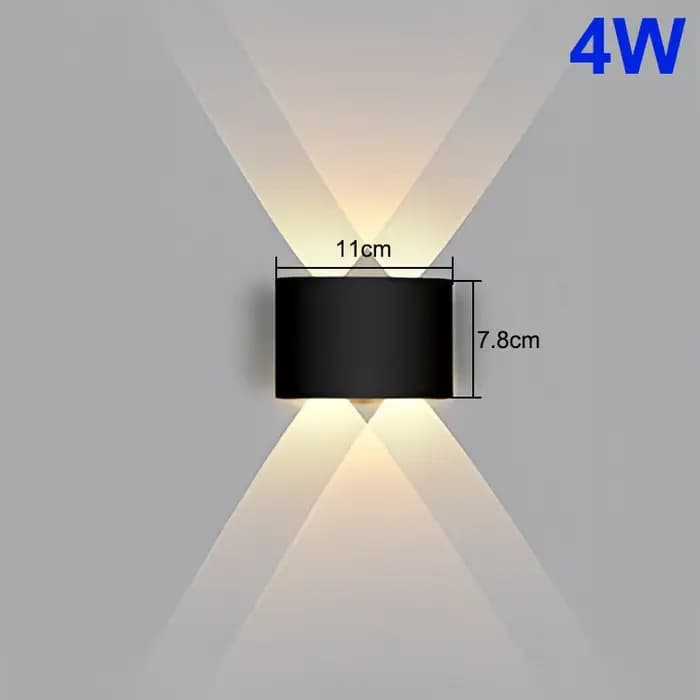 Mur LED lampe 4/6/8/10 lampes murales extérieures haut et bas vers l'éclairage pour la décoration de la pièce intérieure
