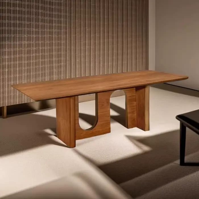 Table à manger rectangulaire pour salon, Design De luxe moderne, Table à manger Mobile nordique, meu