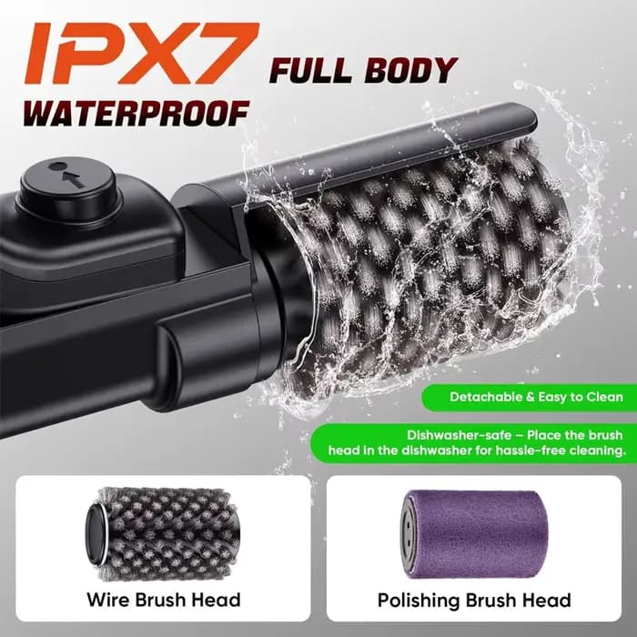 Brosse électrique pour nettoyer les ustensiles de barbecue