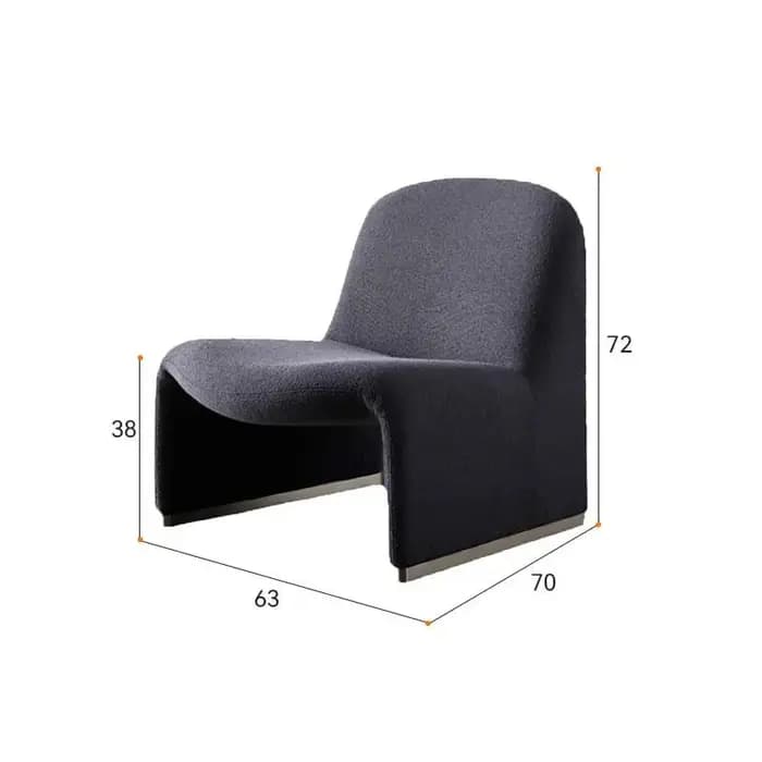 Meubles de luxe légers, simple, canapé, chaise de salon, balcon, moderne, simple, maison, loisirs, chaise de canapé, chaise de colline créative