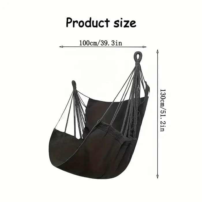 Chaise hamac relaxante et décontractée en tissu, balançoire et confort à bascule pour les dortoirs u