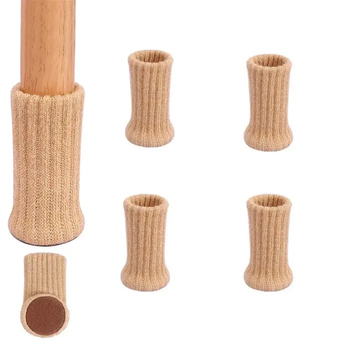 4/8/24 pièces tricoté meubles pieds chaussettes chaise jambe protecteurs de sol