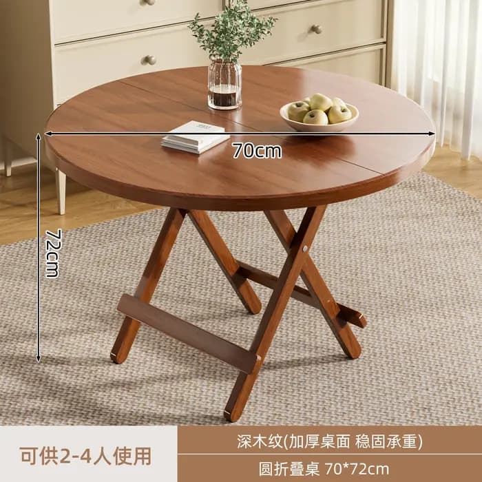 Table ronde pliable