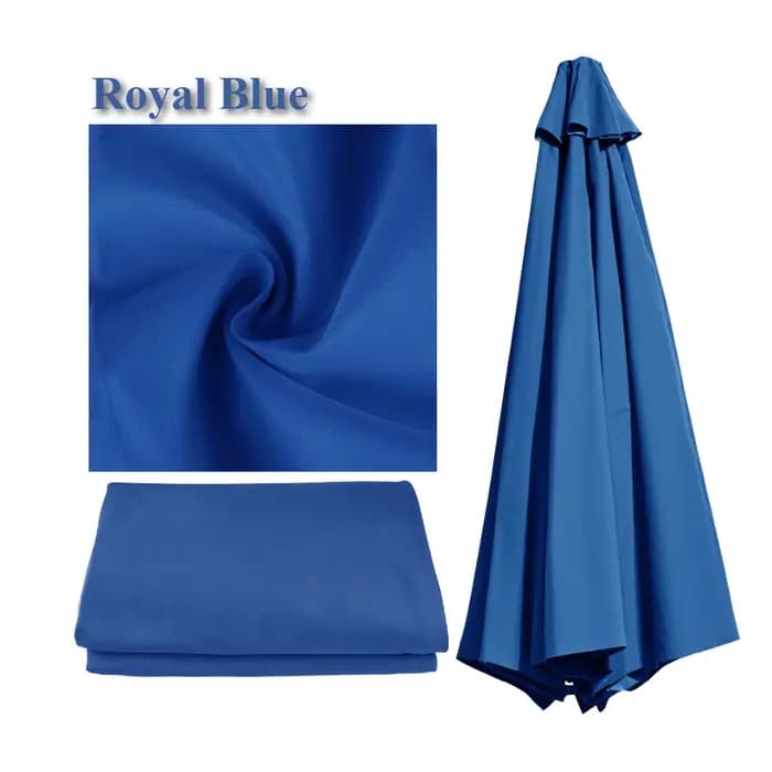 Housse de Parasol imperméable en tissu de remplacement pour jardin extérieur 2/2.5/2.7/3M