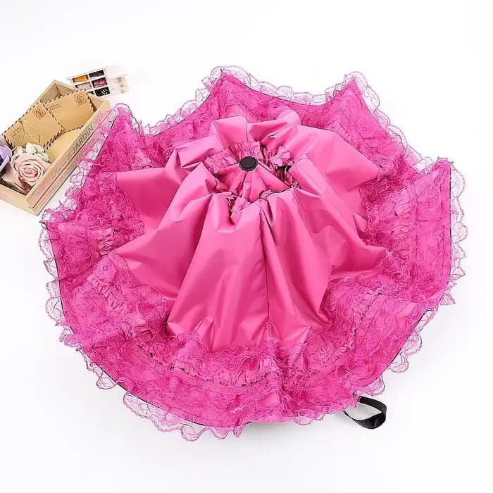 Parasol en dentelle vintage Protection UV Parapluie pliant