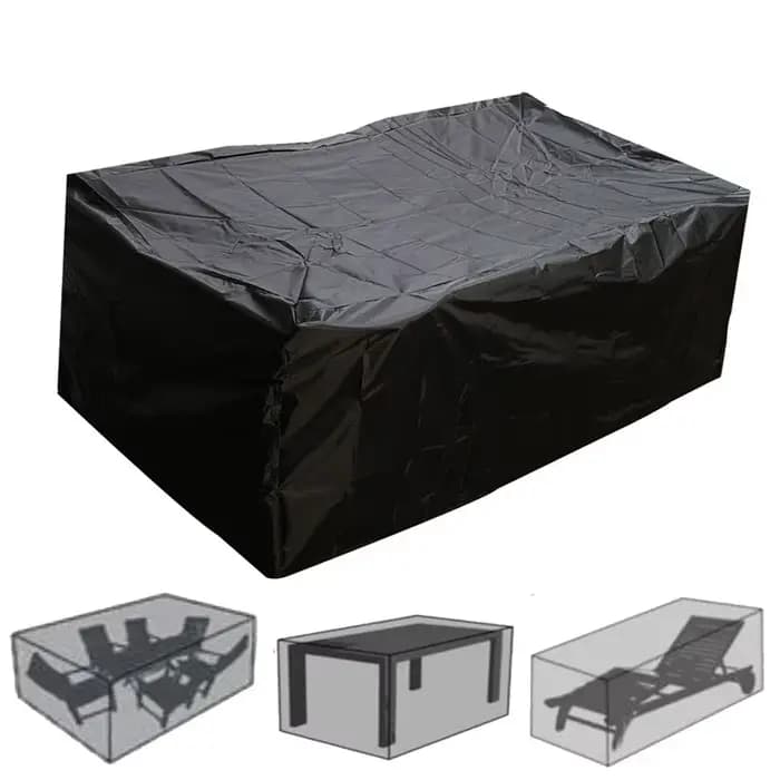 Juste rectangulaire imperméable Oxford pour meubles de jardin