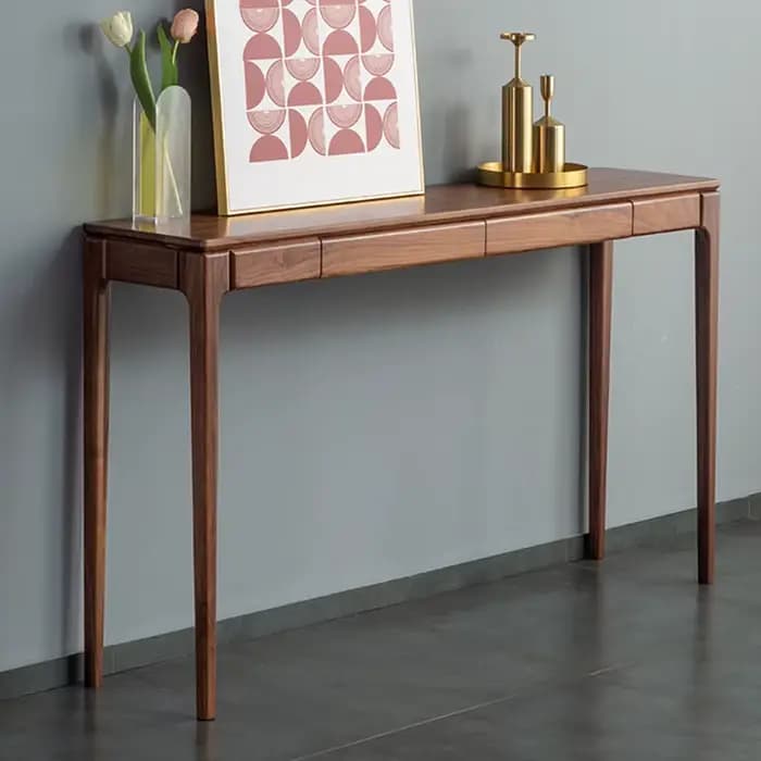 Table de Console nordique classique, moderne et minimaliste, organisateur d'exposition, tiroirs de T