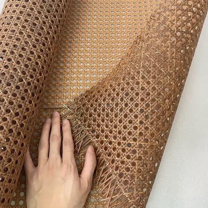 Multi taille nouvelles couleurs indonesiennes en plastique rotin canne chaise Table meubles matériel