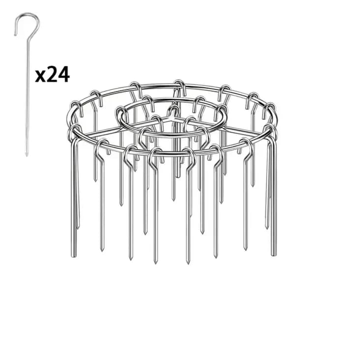 Grill de Barbecue rond Durable en acier inoxydable