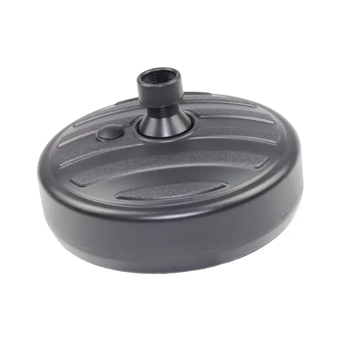 Base de Parasol ronde 13L, Support de poteau de parapluie rempli de sable/eau pour Patio extérieur,