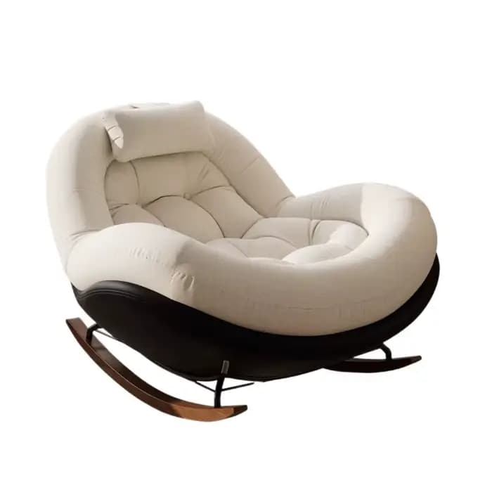 Nouveau fauteuil à bascule individuel pour salon et balcon