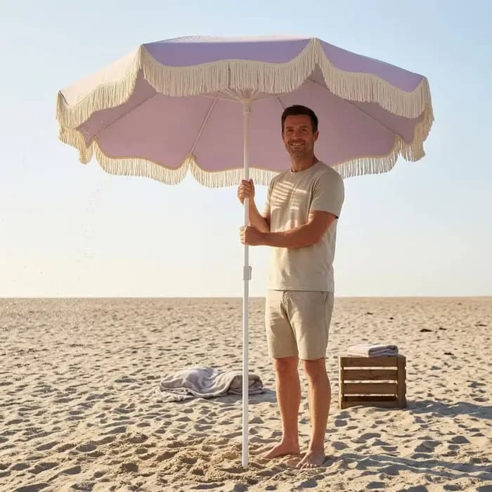 Parasol d'extérieur portable pour plage