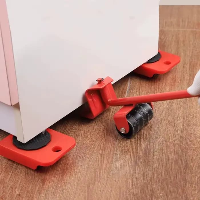 Ensemble de déplacement de meubles polyvalent – 2/4/5 rouleaux robustes pour un déplacement et un le