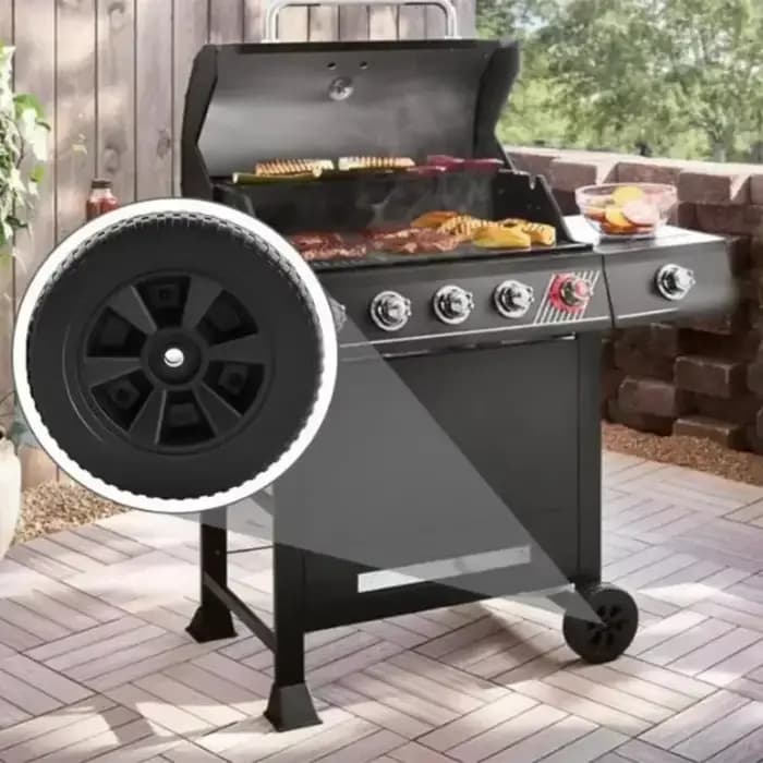 Fêtes de Barbecue grillades en plein air roues de 7 pouces