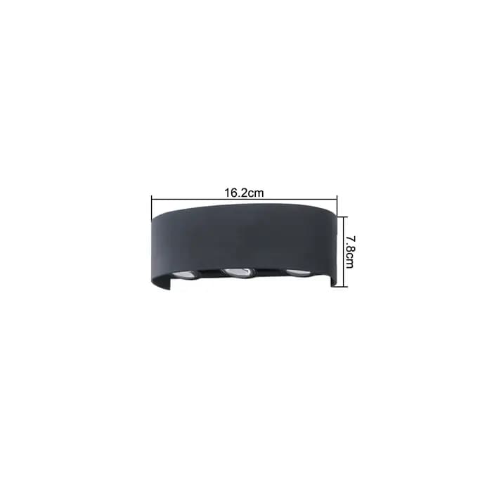 Mur LED lampe extérieure IP65 étanche haut vers le bas éclairage lumineux intérieur escalier jardin applique lumière