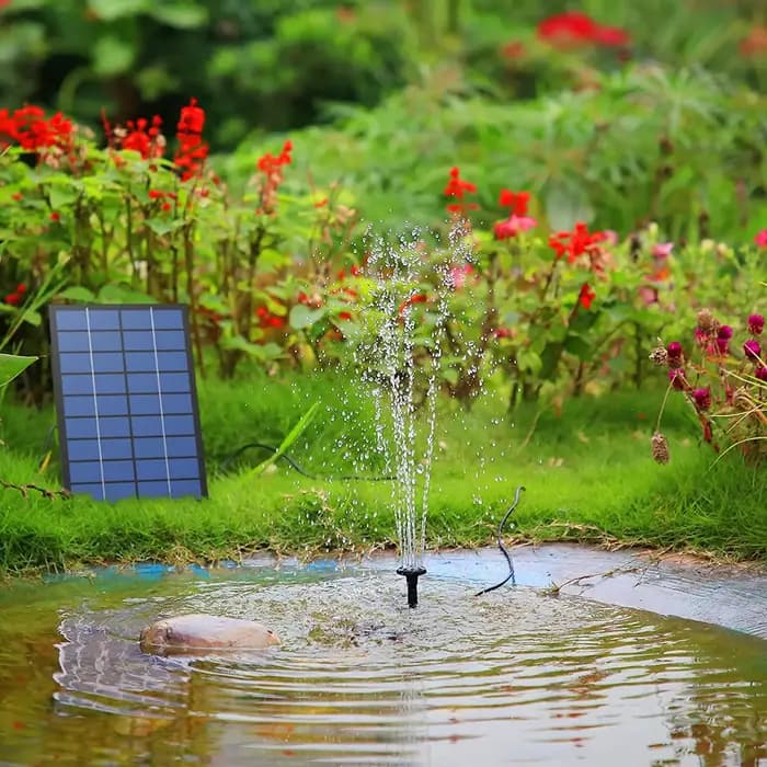 Panneau de pompe de fontaine solaire, 62 kits d'eau, aquarium, sécuritaires, pelouse, bain d'oiseaux