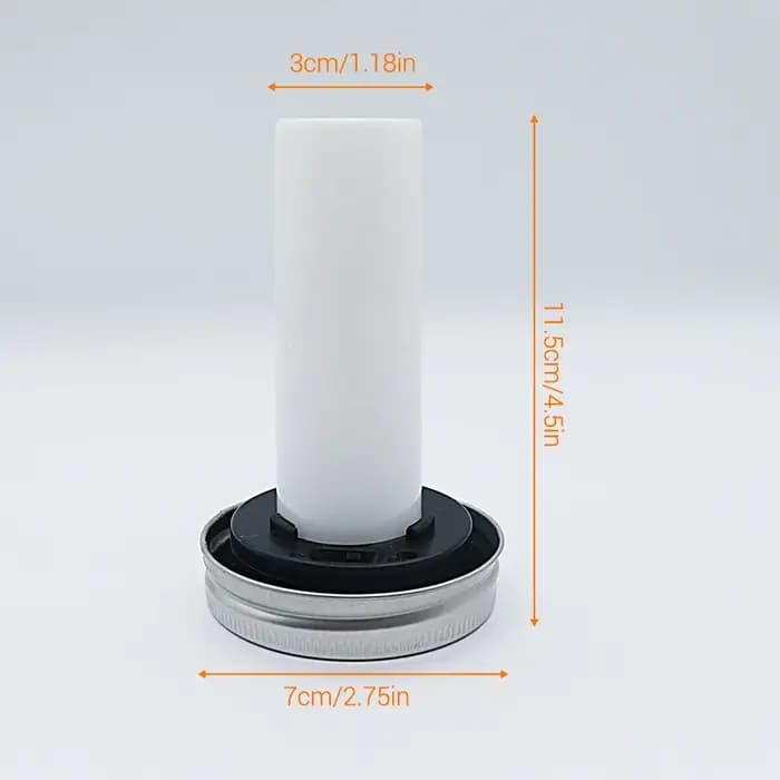 1 pièce Lampe solaire LED pour bocal Mason