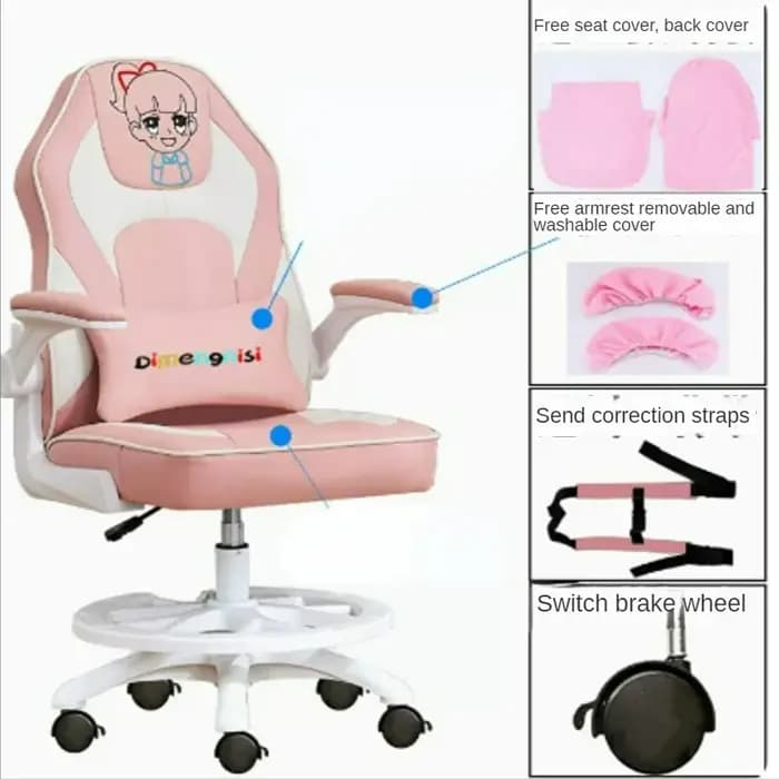Chaise d'étude ergonomique
