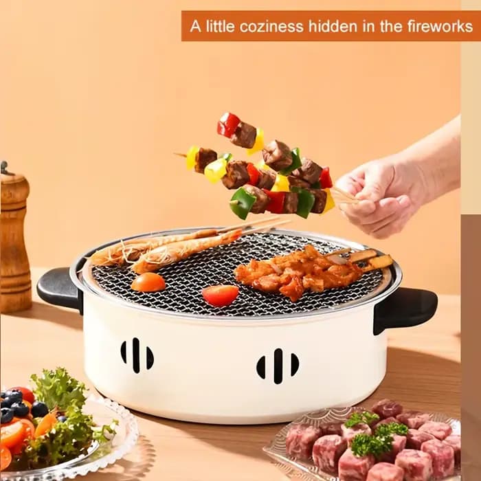 1 pièce Gril de table portable polyvalent avec grille