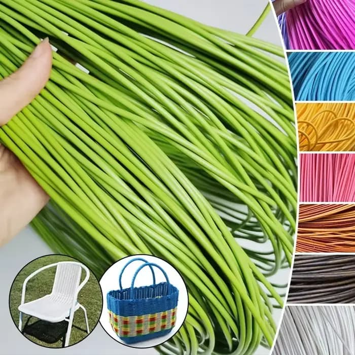 2.5/3Cm 500G rond Pe rotin plastique synthétique rotin tissage matière première tricot meubles répar