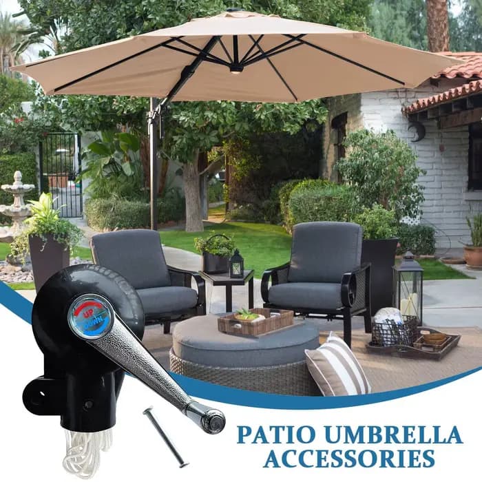 Manivelle robuste de rechange pour parasol de patio