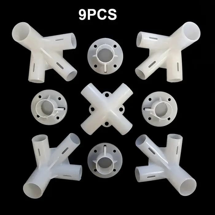 Pièces de rechange pour auvent de Gazebo 3x3m, pieds de tente, connecteur central d'angle 25/19mm, p