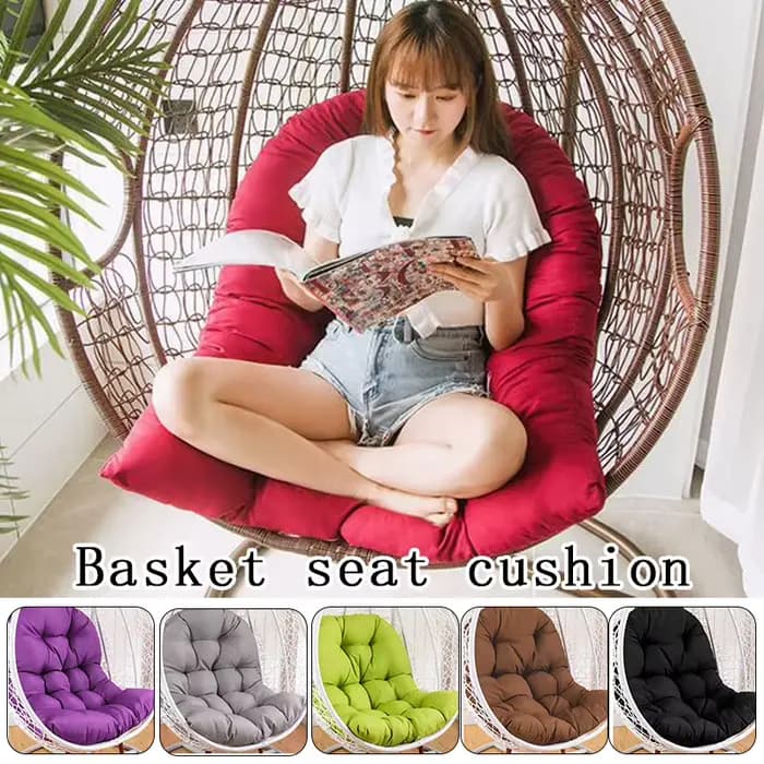 120x80cm panier suspendu oeuf chaise coussin extérieur canapé balançoire