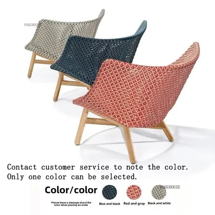 Chaises de jardin design en teck pour villa