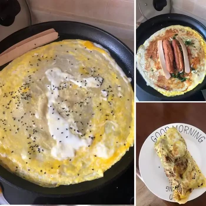 Poêle à gril ronde coréenne