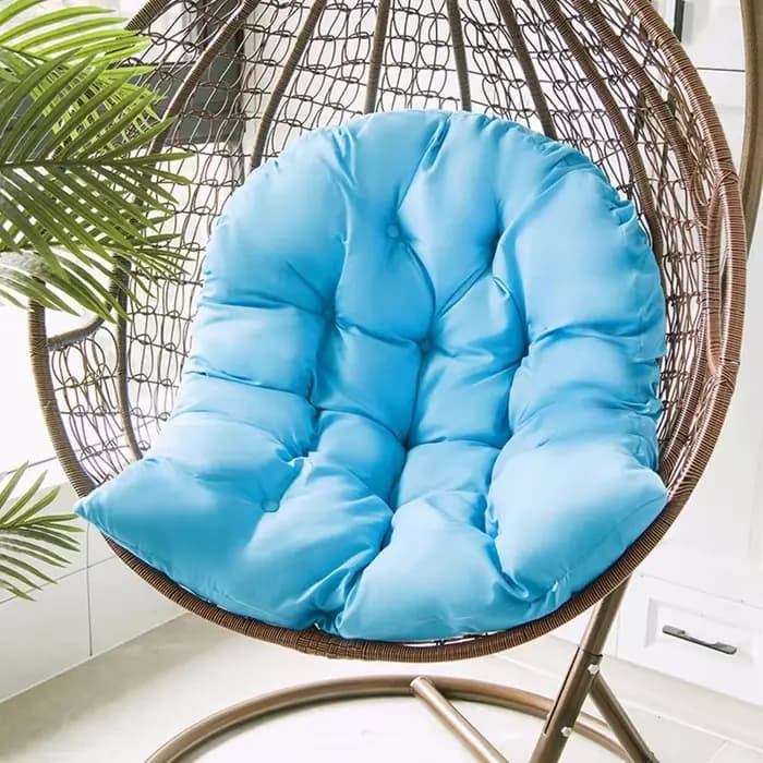 Coussin de balançoire en forme d'œuf pour intérieur et extérieur